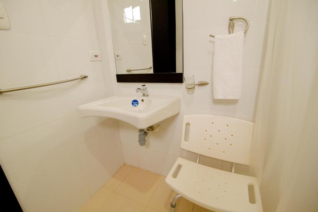Koupelna v ubytování Hotel Maranata Valledupar