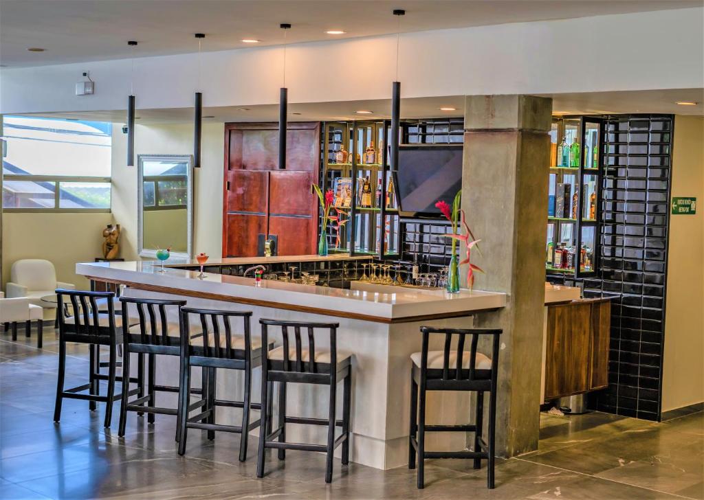 Salon ili bar u objektu Hotel Palma Real