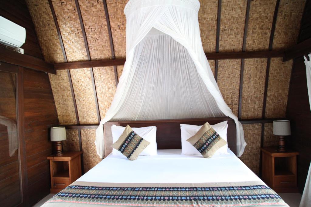 Unzipp Lumbung Gili Trawangan - Bungalow Con Vista Al Jardín
