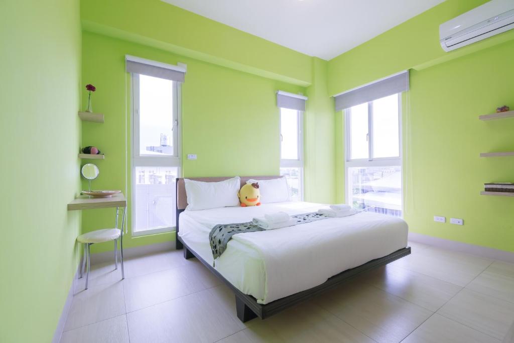 Postel nebo postele na pokoji v ubytování Amalfi Homestay