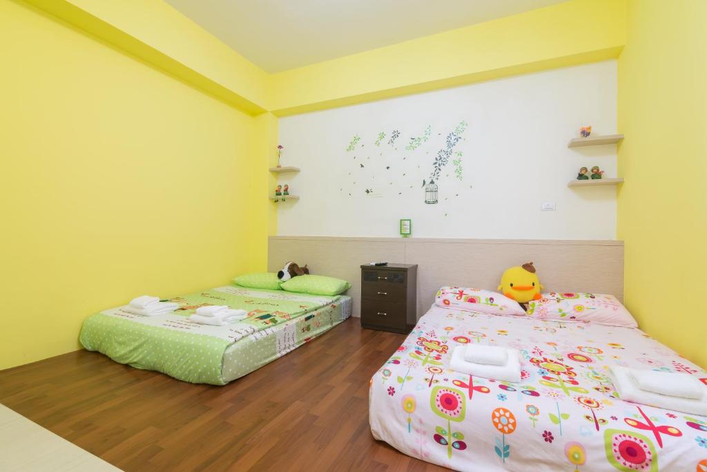 Postel nebo postele na pokoji v ubytování Amalfi Homestay