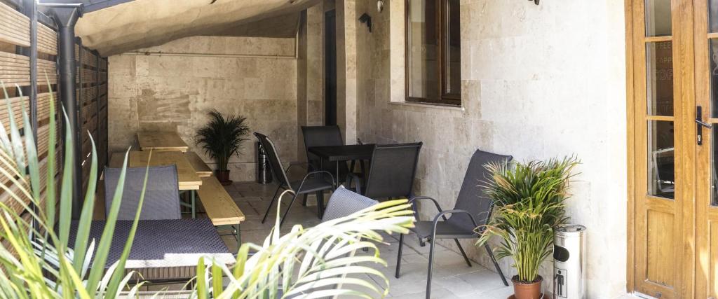 Posezení v ubytování Byzanthin Hostel