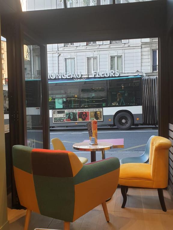 Panam Hotel PARIS GAMBETTA- Place Gambetta-Mairie du 20 emme - Resim 22