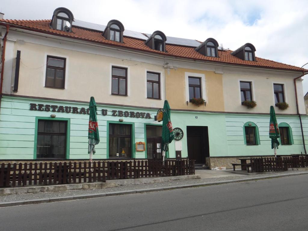 Budova, kde se penzion nachází