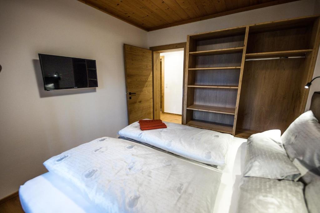 Postel nebo postele na pokoji v ubytování Leni´s Appartements