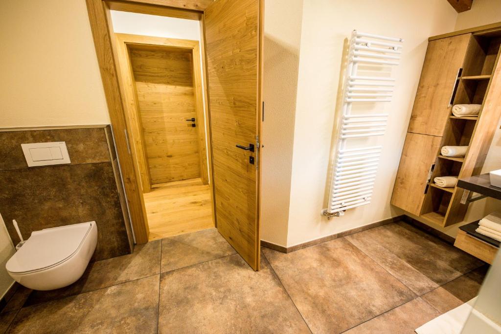 Koupelna v ubytování Leni´s Appartements
