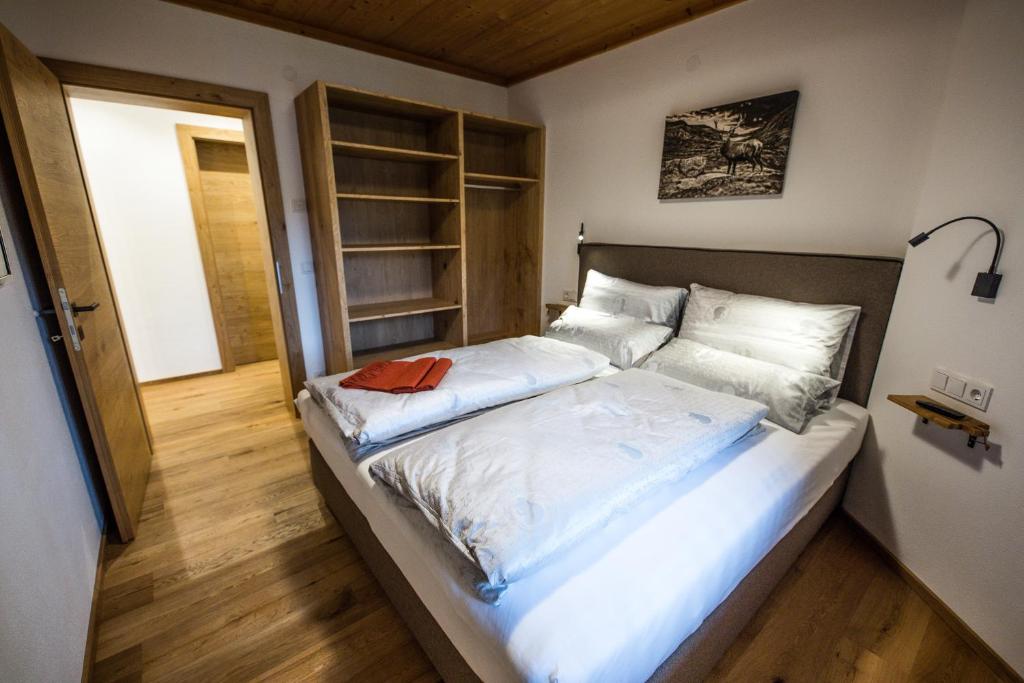 Postel nebo postele na pokoji v ubytování Leni´s Appartements