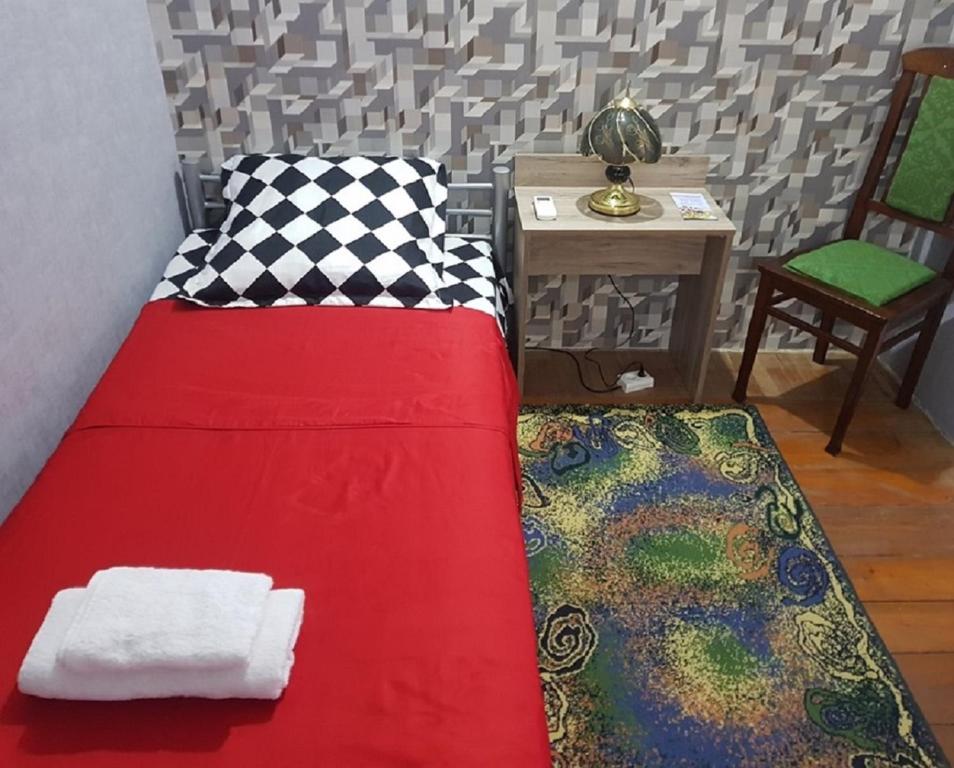 Postel nebo postele na pokoji v ubytování Nika7