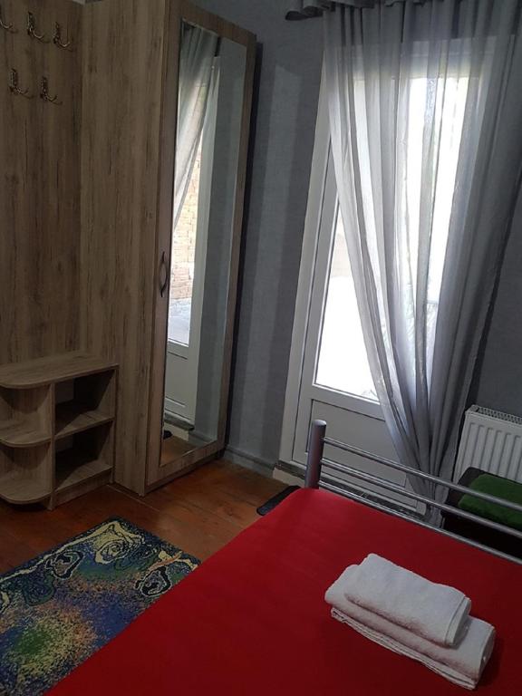 Postel nebo postele na pokoji v ubytování Nika7