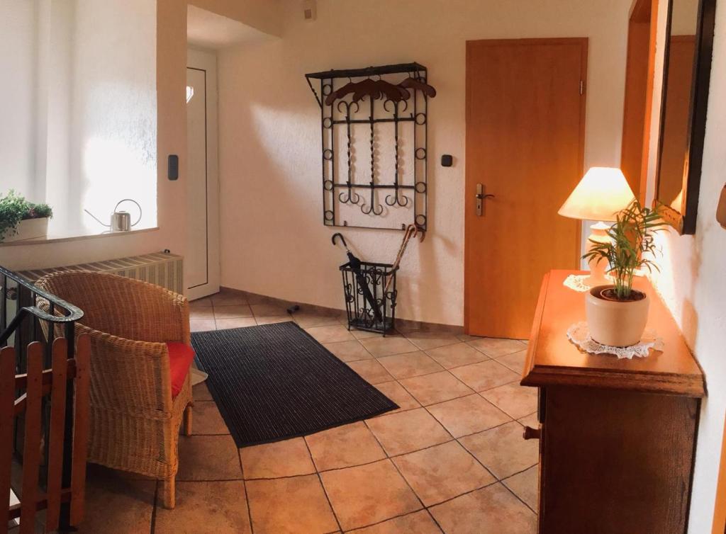 Posezení v ubytování Ferienwohnung zum Nationalpark