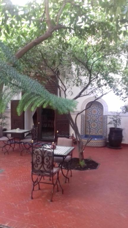 Zahrada ubytování Riad Sidi Ayoub