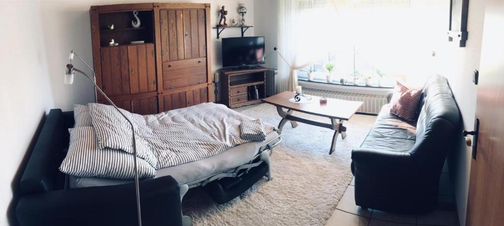 Posezení v ubytování Ferienwohnung zum Nationalpark