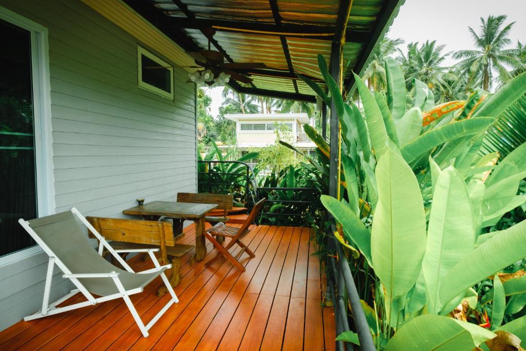 Zahrada ubytování Saree Lagoon Villa Koh Samui