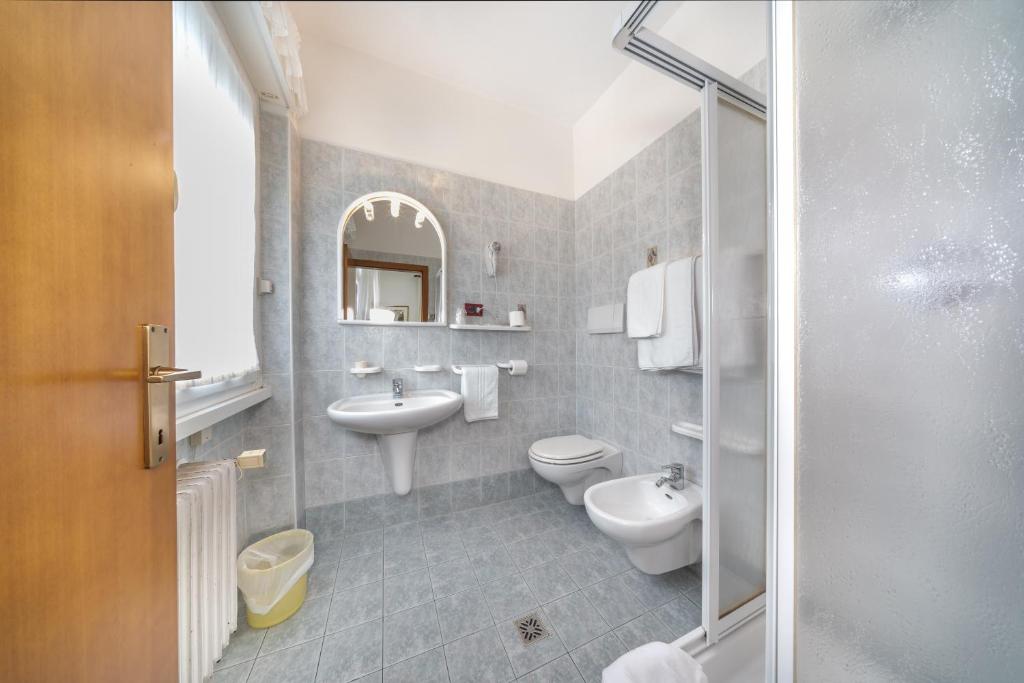 Koupelna v ubytování Hotel Karinhall