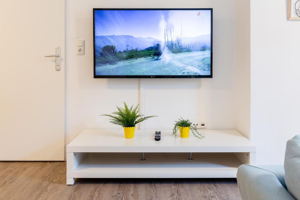 TV a/nebo společenská místnost v ubytování atrium untergrafendorf