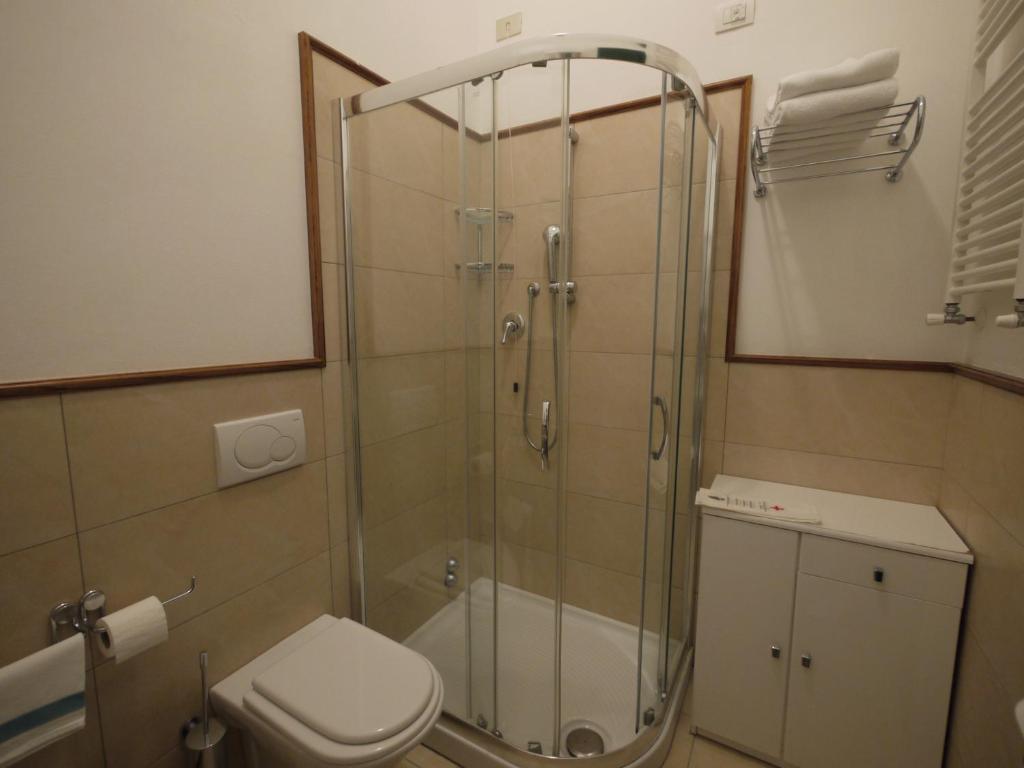 Koupelna v ubytování Hotel Piccadilly