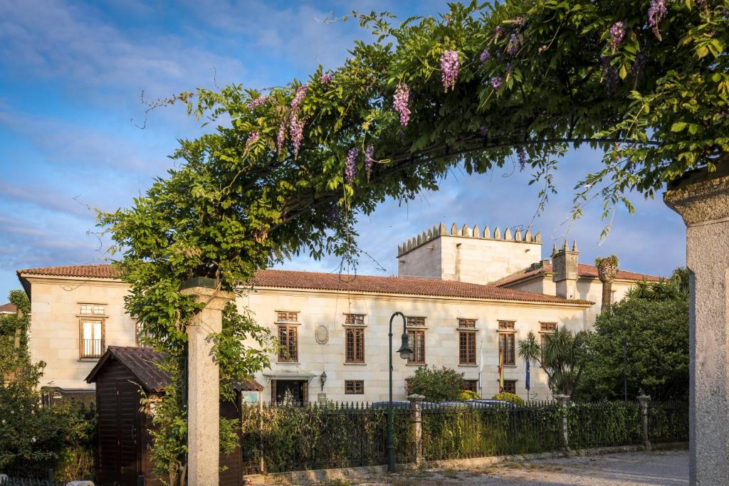 Jardín al aire libre en Parador de Cambados