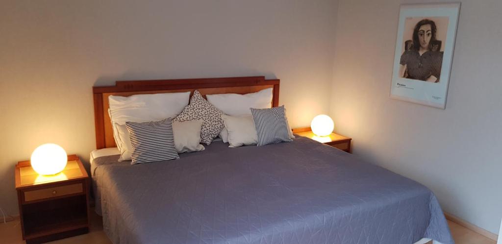 Postel nebo postele na pokoji v ubytování Art Apartment - Harz