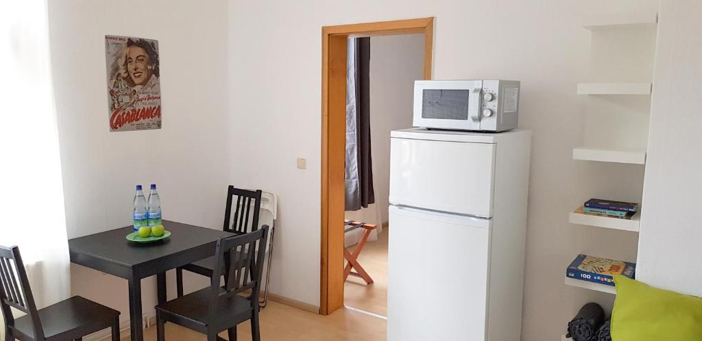 Kuchyň nebo kuchyňský kout v ubytování Art Apartment - Harz