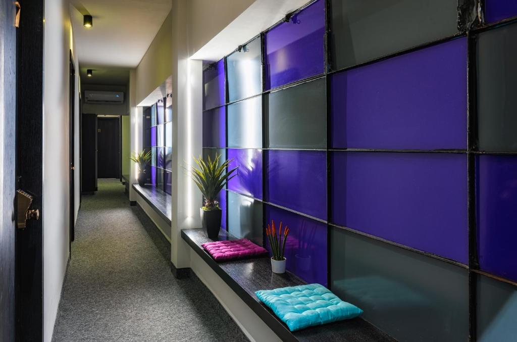 טלויזיה ו/או מרכז בידור ב-Kalvin Boutique Hotel by Levinsky Market Tel-Aviv