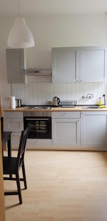 Kuchyň nebo kuchyňský kout v ubytování Art Apartment - Harz
