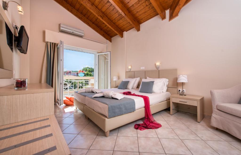 Postel nebo postele na pokoji v ubytování Al Mare Hotel