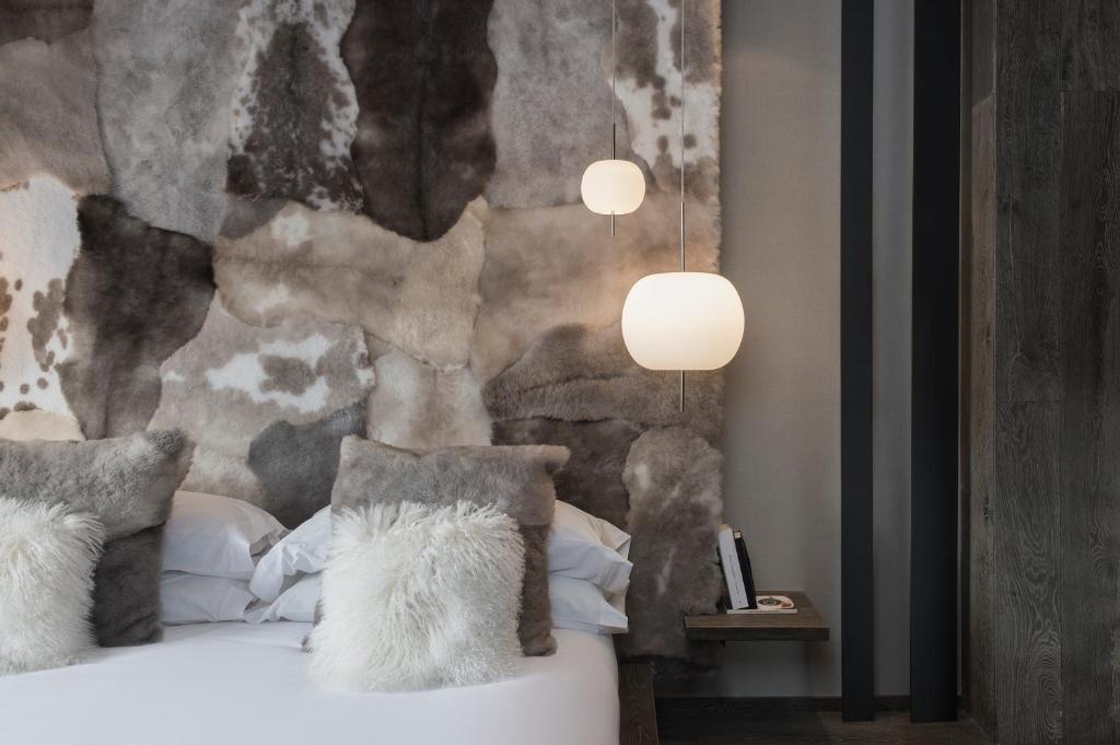 Postel nebo postele na pokoji v ubytování Grau Roig Andorra Boutique Hotel & Spa