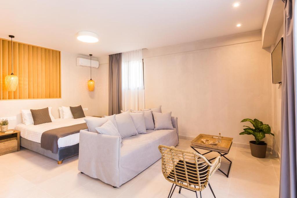 Posezení v ubytování Calmare suites
