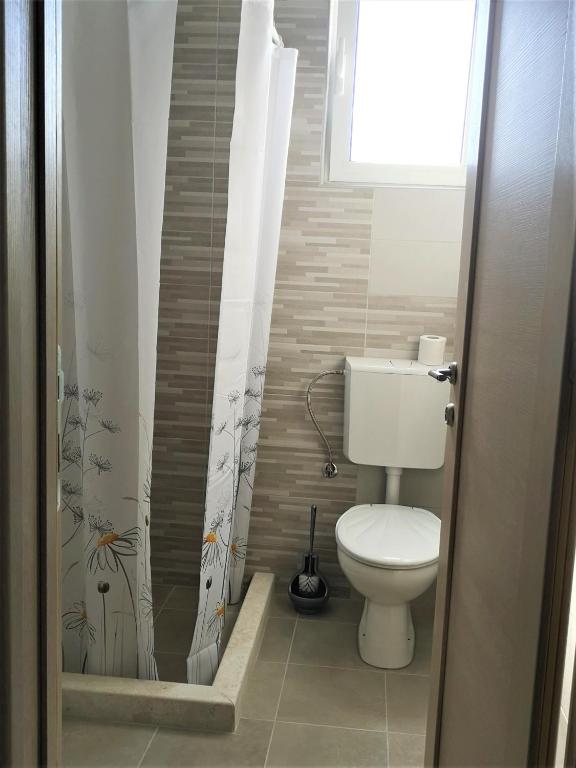 Koupelna v ubytování Spasic Apartments Sutomore