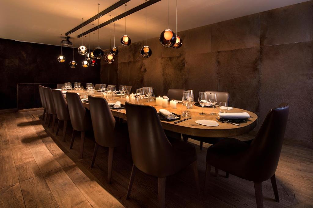 Restaurace v ubytování Grau Roig Andorra Boutique Hotel & Spa