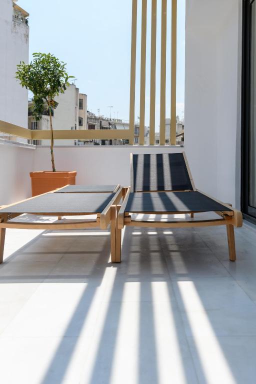 Posezení v ubytování Fos DownTown Suites