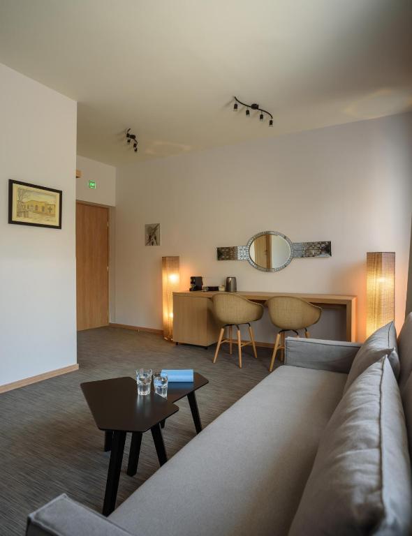 Posezení v ubytování Fos DownTown Suites