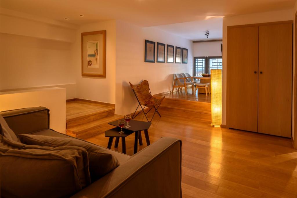 Posezení v ubytování Fos DownTown Suites