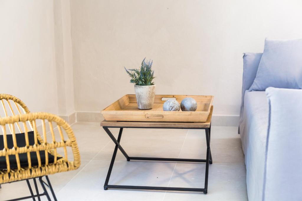 Posezení v ubytování Calmare suites