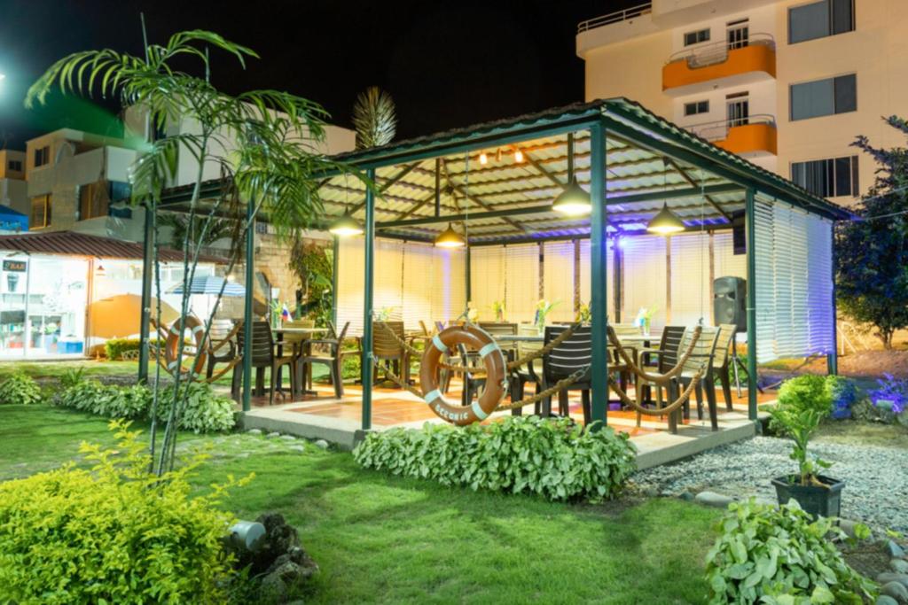 Zahrada ubytování Oceanic Lodge