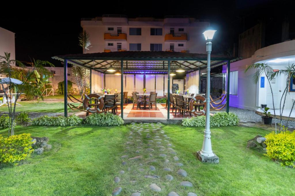 Zahrada ubytování Oceanic Lodge