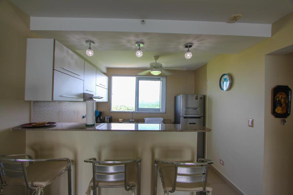 Kuchyň nebo kuchyňský kout v ubytování 2201 Playa EL Palmar