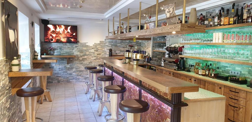 Lounge nebo bar v ubytování Kalser Eck