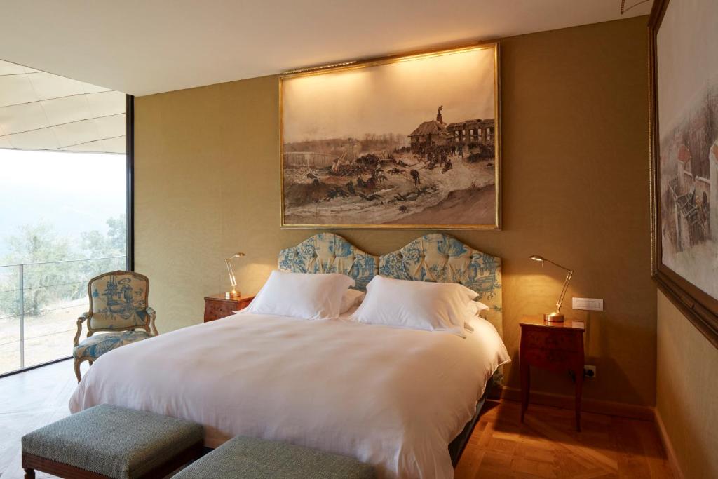 Uma cama ou camas num quarto em Vik Chile