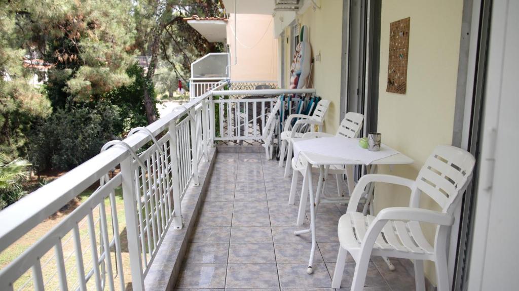 Balkón alebo terasa v ubytovaní Nanas Apartment