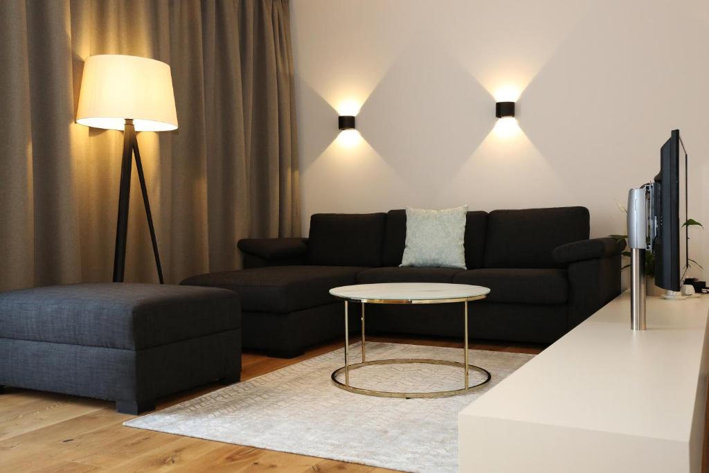 Posezení v ubytování Donau Lodge