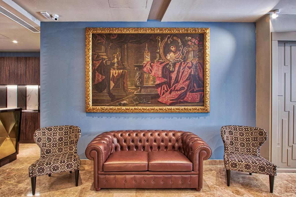 Posezení v ubytování Palazzo Rosaria Boutique Hotel