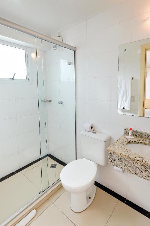 Koupelna v ubytování Hotel Express Terminal Tur - Rodoviária Porto Alegre