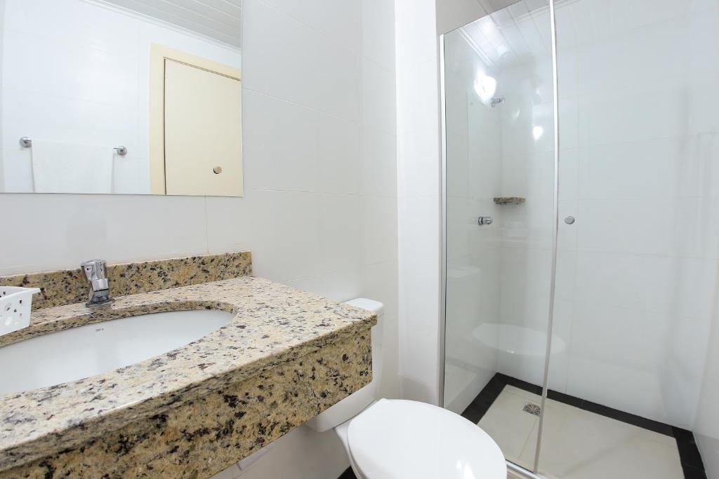 Koupelna v ubytování Hotel Express Terminal Tur - Rodoviária Porto Alegre