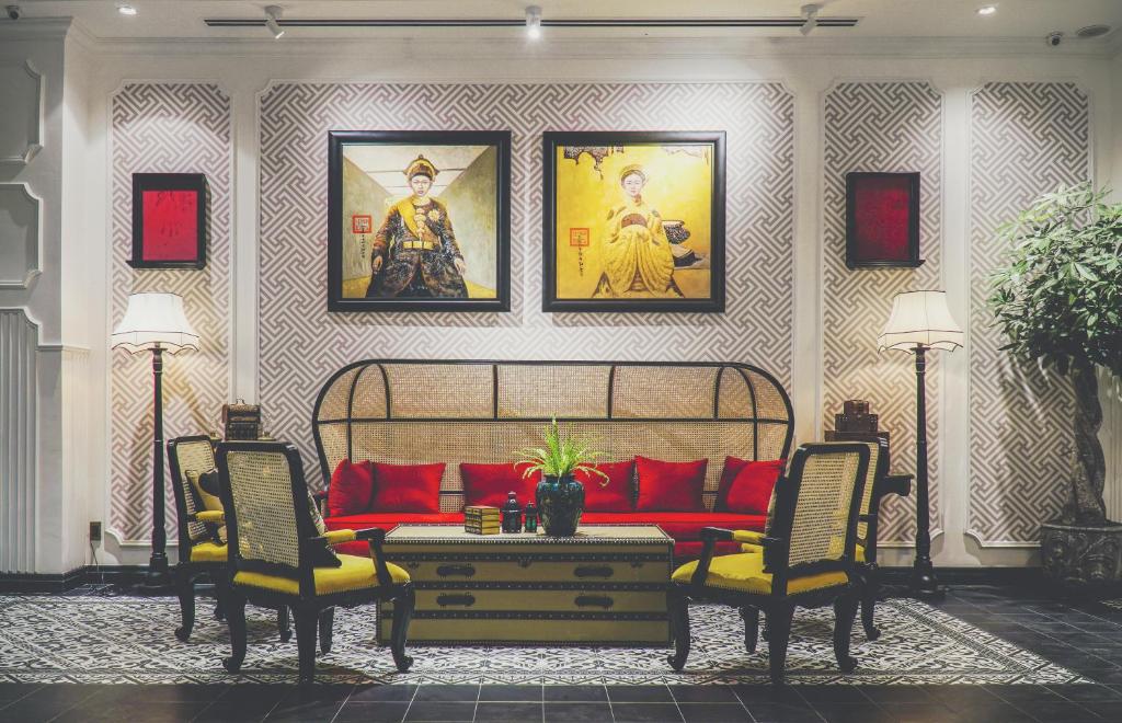 Posezení v ubytování Adora Art Hotel