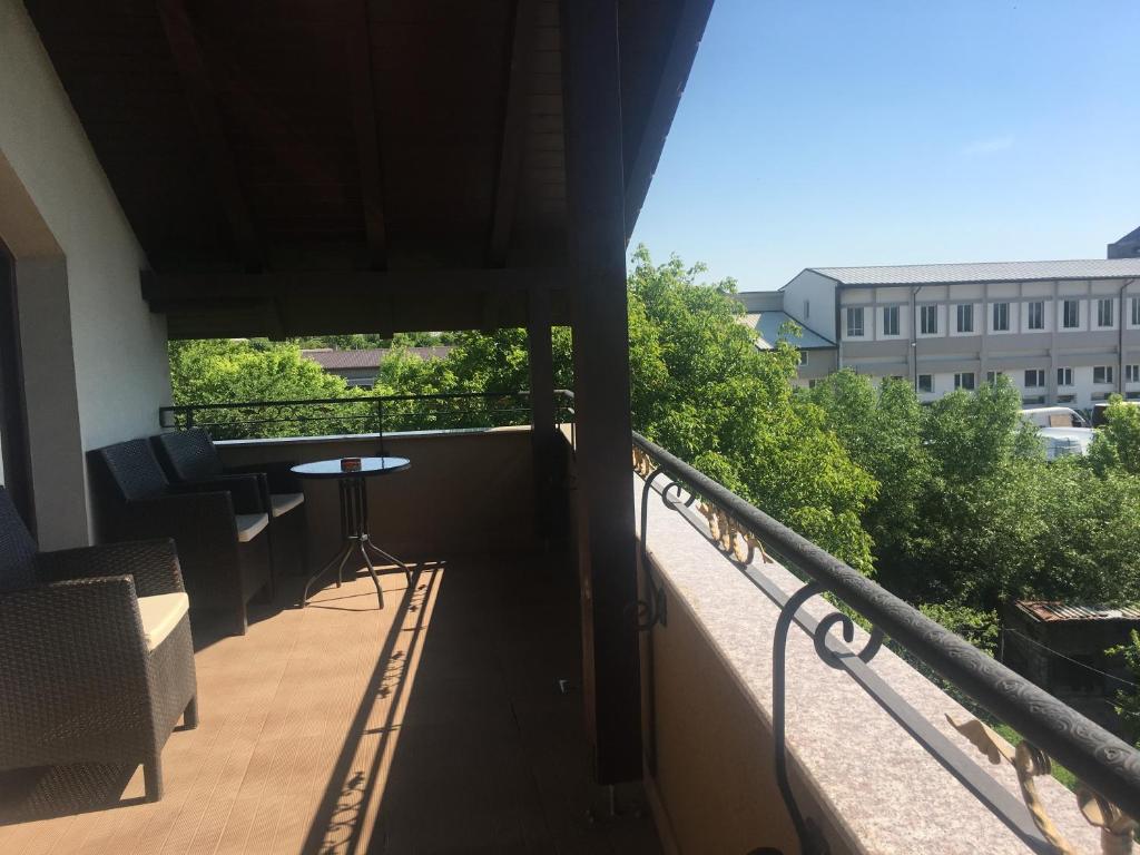 Balkón nebo terasa v ubytování Hotel Residenz