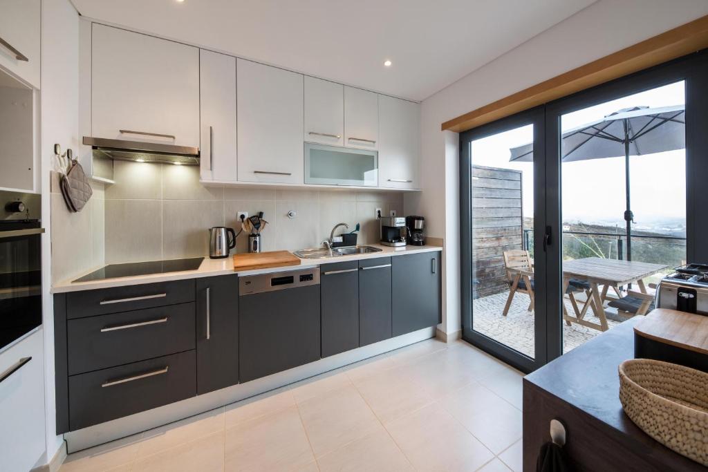 Kuchyň nebo kuchyňský kout v ubytování maresoul - Ferienapartment mar