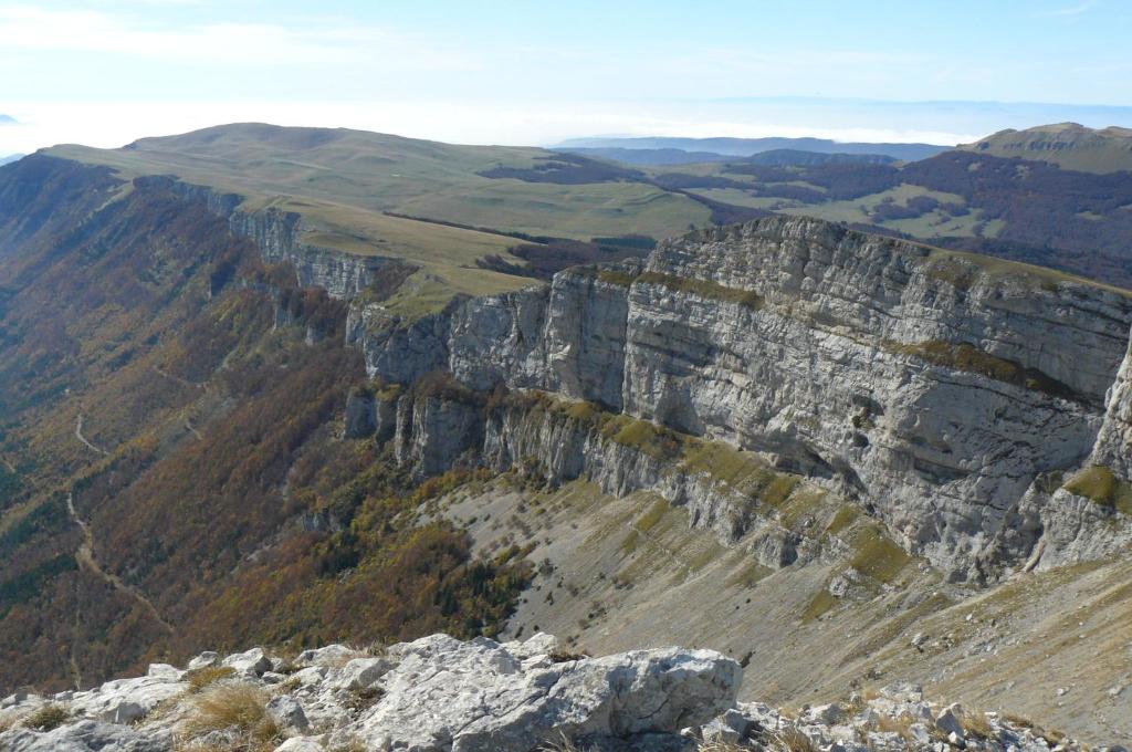 a view from the top of a mountain at Au thé à la menthe in Romans-sur-Isère