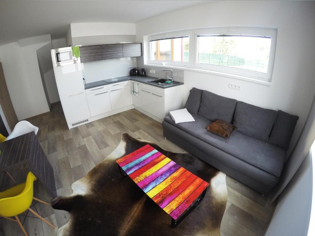 Posezení v ubytování Apartmány ROSE Lednice