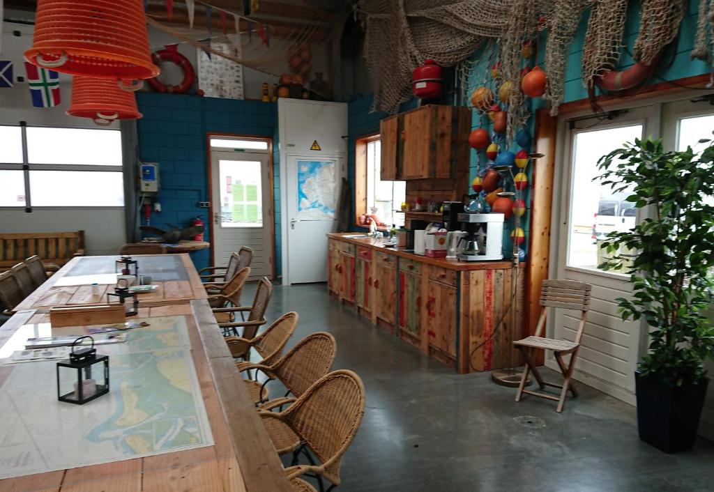 Restaurace v ubytování Slaaphuisjes LauwersmeerPlezier!